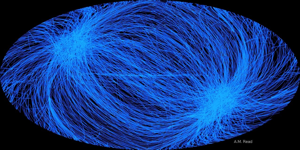 All-sky map of the slews of the XMM-Newton satellite