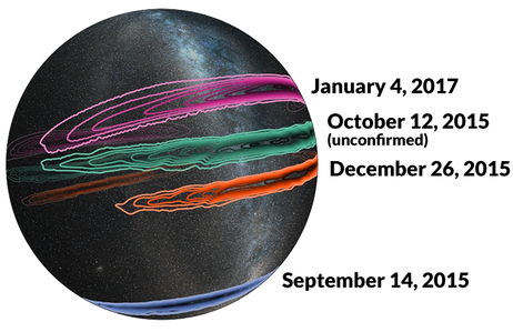 Illustration for Another gravitational wave detected