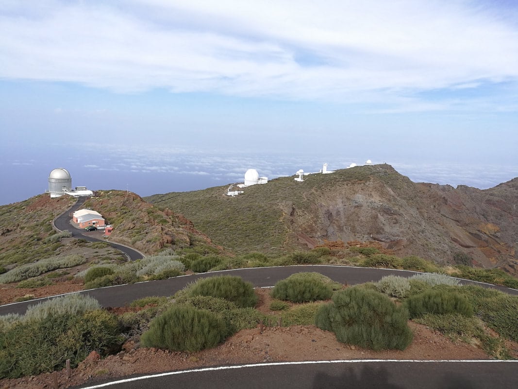 Telescopes of the Roque de los Muchachos Observatory on La Palma